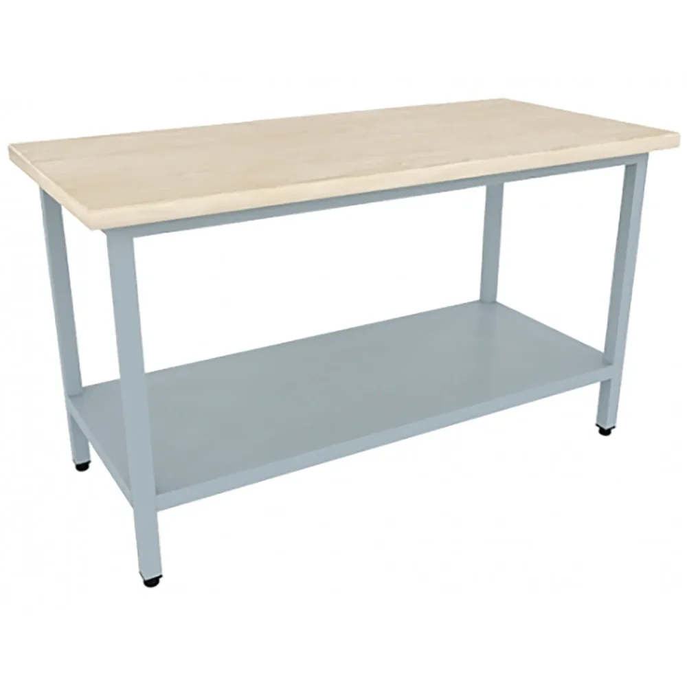 Стол кондитерский СРОк-12/7 1200х700х870 мм. (столешница дерево - бук, каркас окрашенный)
