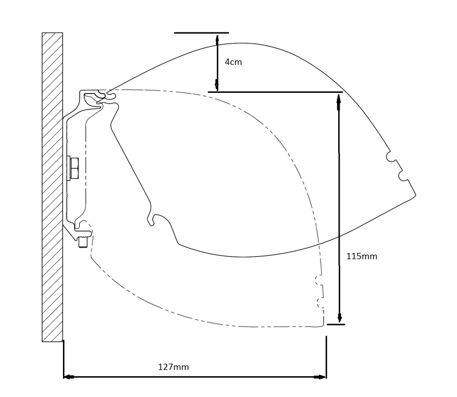 Kauber Red Label Tensioned BT Cinema 95" 16:9 118x210 дроп 60 см. Microperf MW