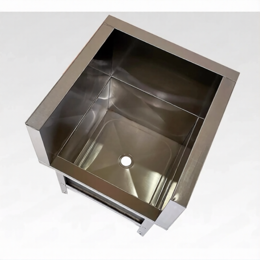 Ванна моповая ВМСн 500(800)х530х530  1 м/о (облицовка П-обр.; ножка угловая)