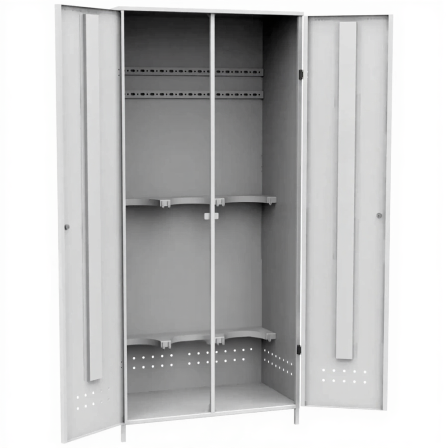 Шкаф для 3-х газовых баллонов ШГБК-022 на ножках усиленный