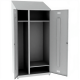 Шкаф для одежды металлический ШРВ-ДВ-930 с наклонной крышей