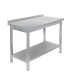 СТОЛ универсальный Luxstahl СПУ-14/6 со сплошной полкой нерж.