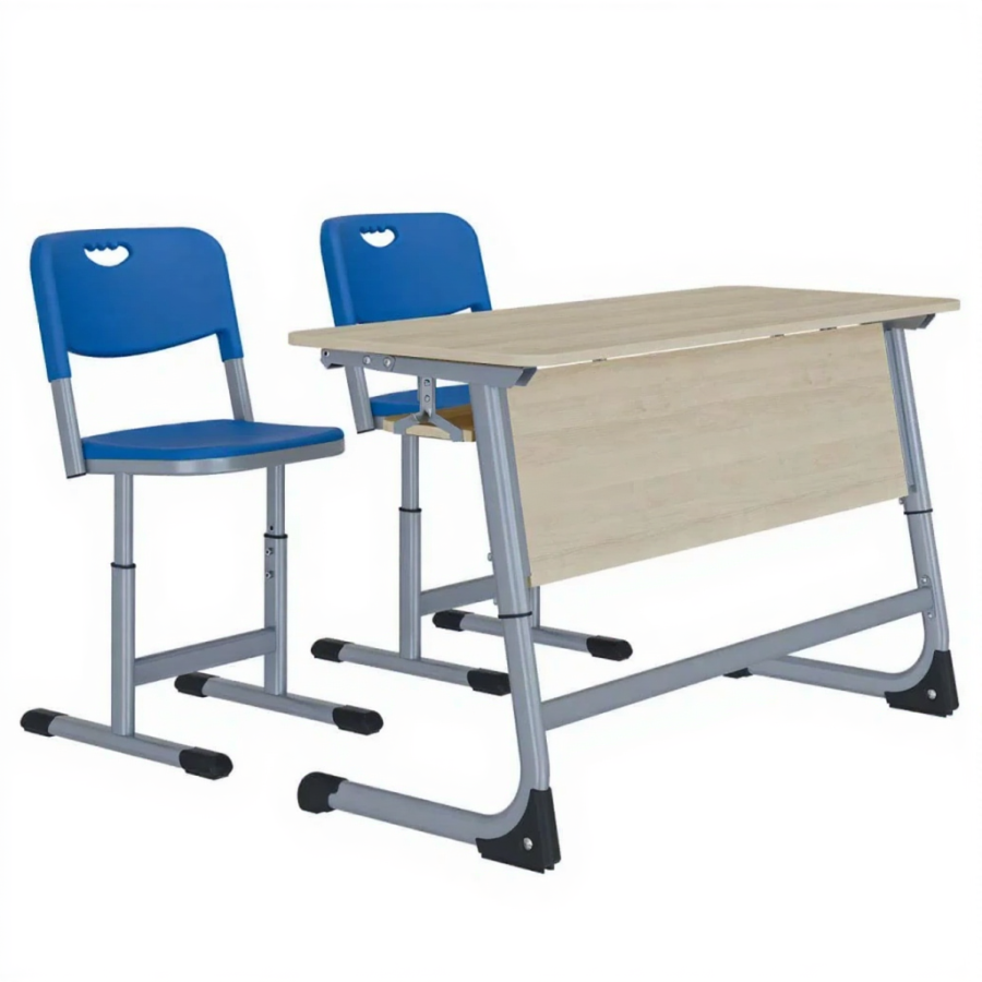 Парта 2М Smart с полкой (ЛДСП)