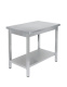 СТОЛ универсальный Luxstahl СПУ-9/7 со сплошной полкой нерж.