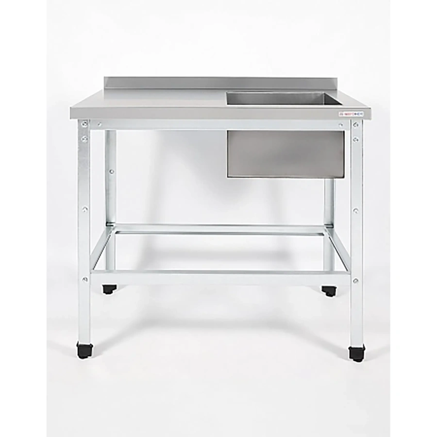 Ванна моечная с рабочей поверхностью с бортом ВМСР/1-10/6-БПО-ЭЦ